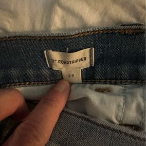 Madewell 29 11” roadtripper skinny jeans light wash